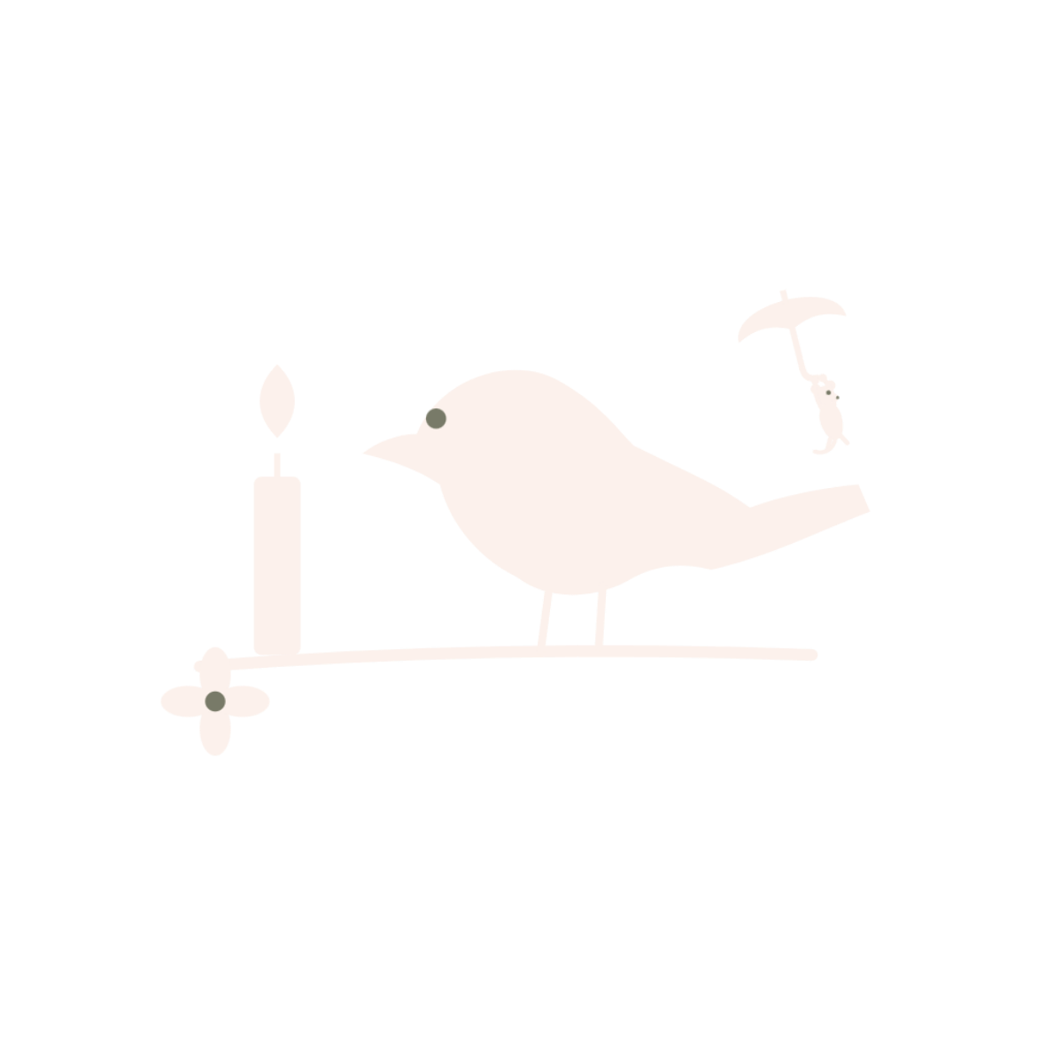 Totier Creek Candle Co. bird emblem